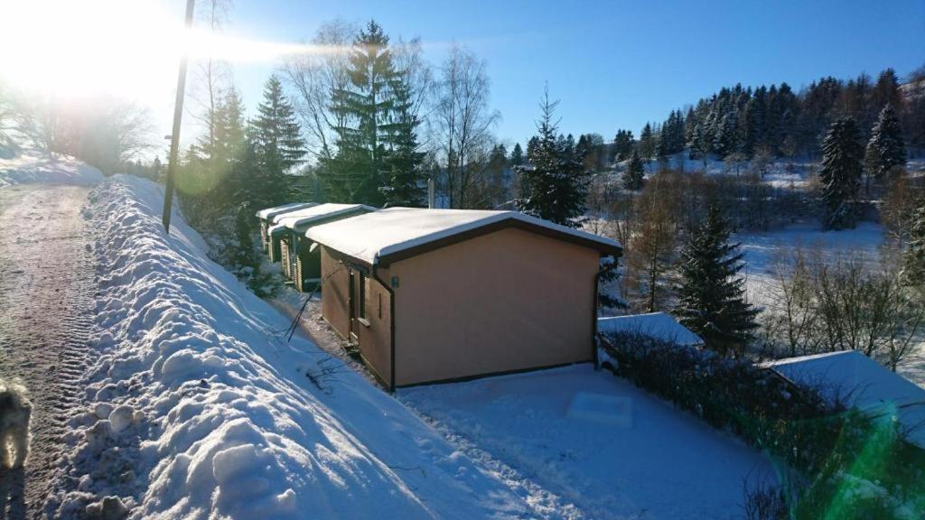 Ruhiges Ferienhaus Mit Sauna: Hellaberg III Langenbach  Exterior foto