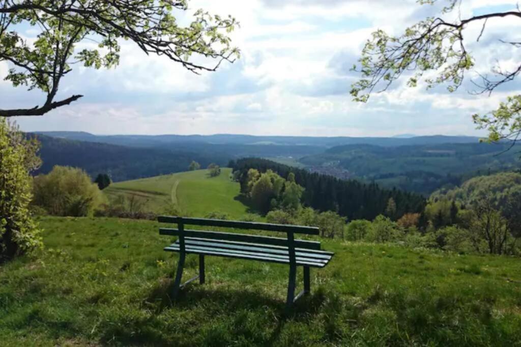 Ruhiges Ferienhaus Mit Sauna: Hellaberg III Langenbach  Exterior foto