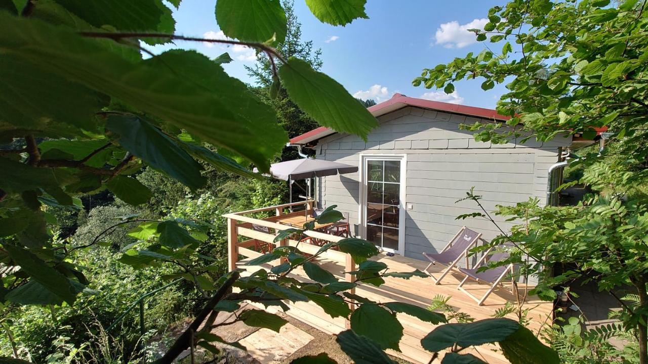 Ruhiges Ferienhaus Mit Sauna: Hellaberg III Langenbach  Exterior foto
