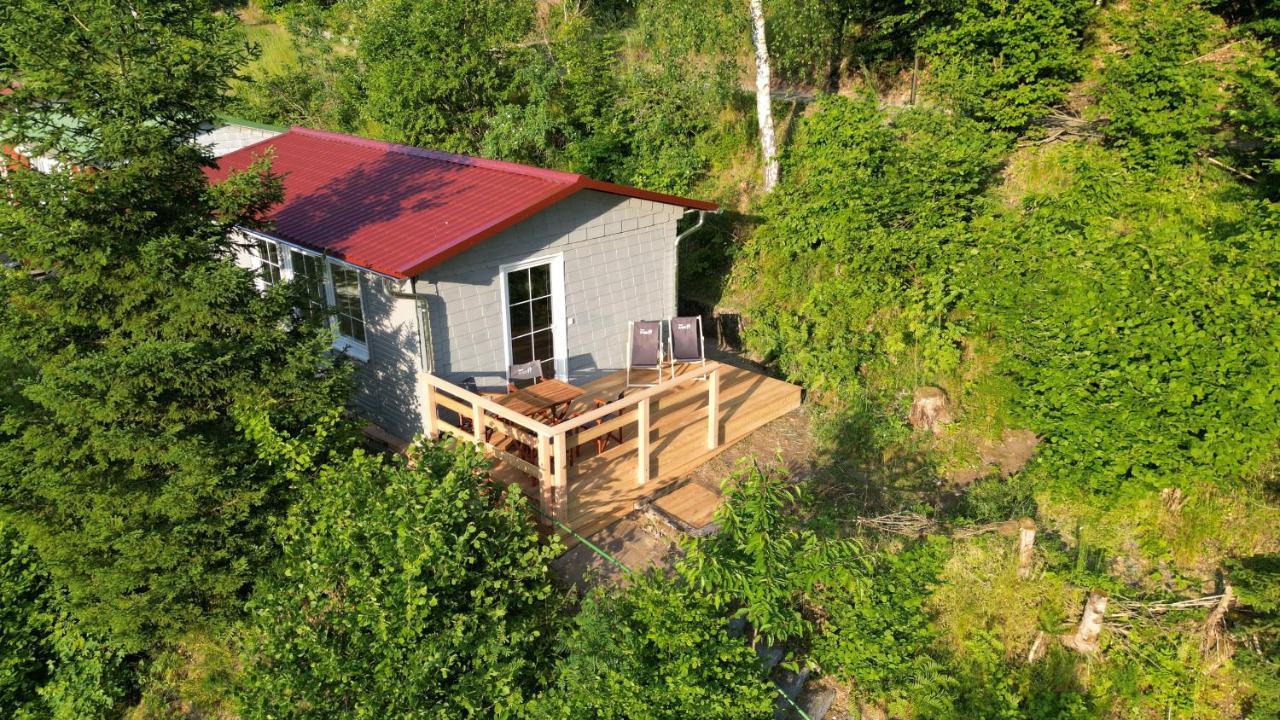 Ruhiges Ferienhaus Mit Sauna: Hellaberg III Langenbach  Exterior foto