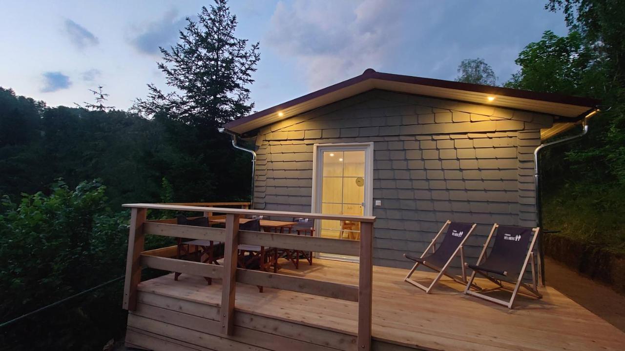 Ruhiges Ferienhaus Mit Sauna: Hellaberg III Langenbach  Exterior foto